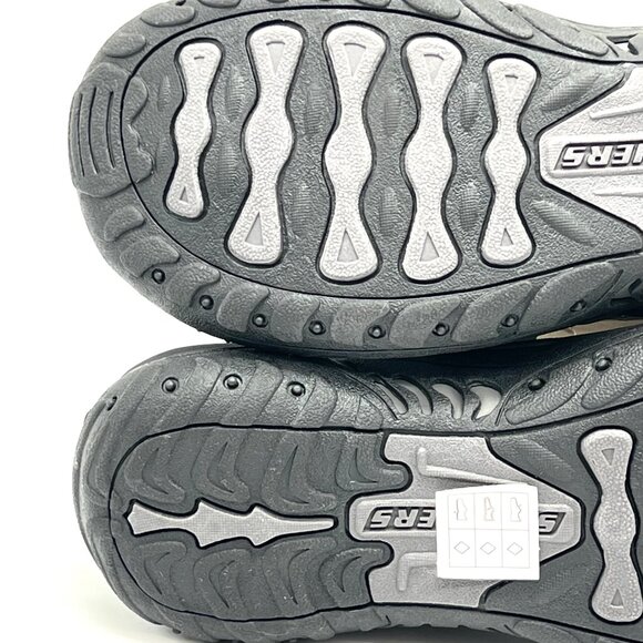 Skechers Womens‎ Size 7M Reggae Caribbean Black Slip On Sandals Shoes - Picture 10 of 12